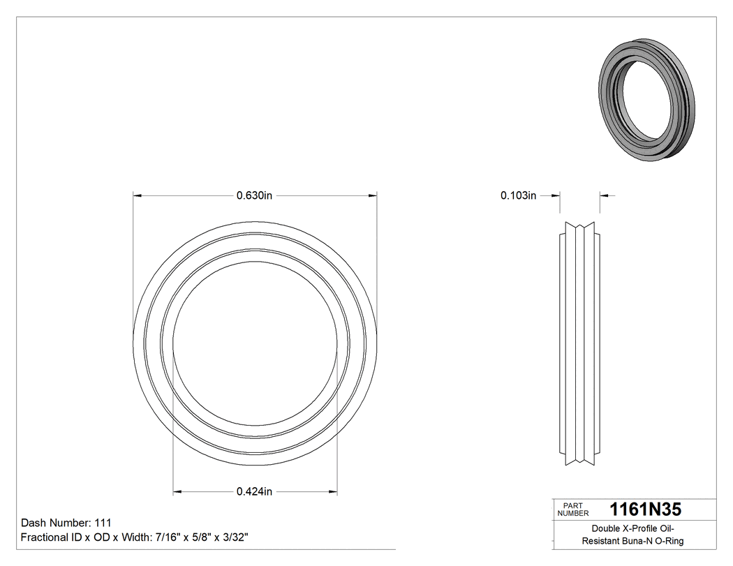 Technical drawing - 1161N35